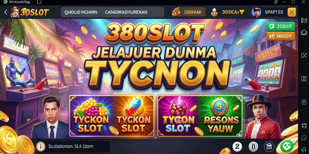 Screenshot utama 380SLOT menampilkan gameplay kasino slot yang seru.