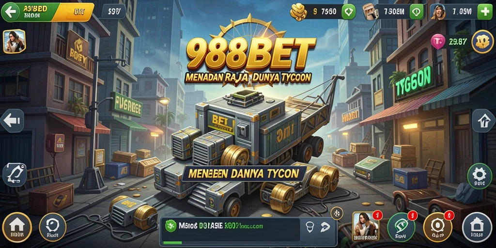 Tampilan gameplay Tycoon yang menakjubkan dan interaktif.