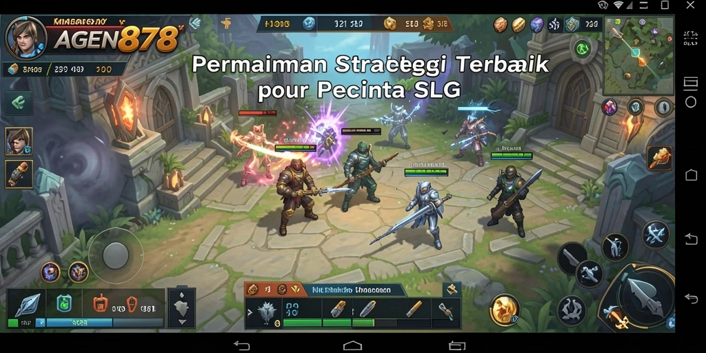Tampilan menakjubkan dari gameplay strategi AGEN878.