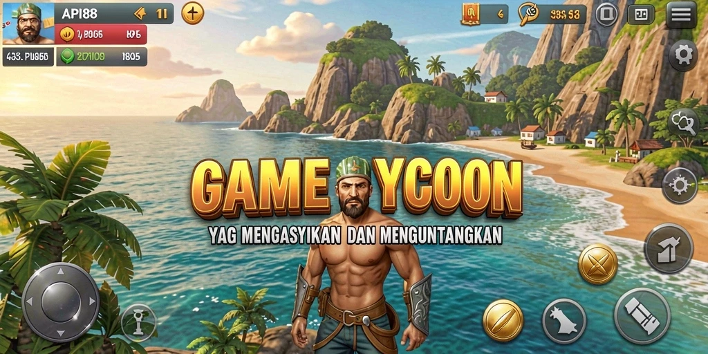 Screenshot utama API88 menampilkan momen mendebarkan dalam permainan Tycoon.