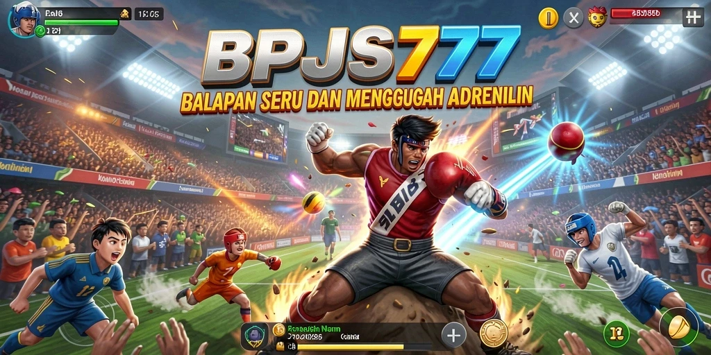 Gameplay menarik dan seru dari BPJS777 saat balapan di trek.