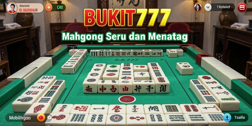 Tampilan BUKIT777 menampilkan gameplay Mahjong yang menarik dan interaktif.