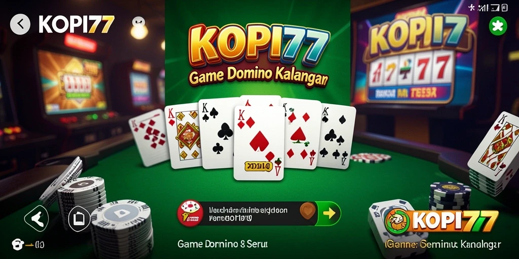 Tampilan gameplay KOPI77 yang seru dan interaktif.