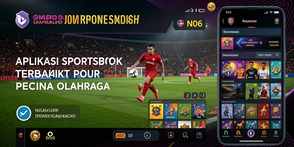 Tampilan menarik dari aplikasi N06 saat pemain melakukan taruhan.