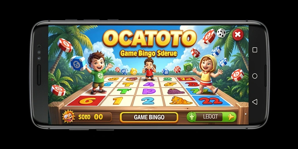 Tangkapan layar OCATOTO menampilkan tampilan permainan Bingo yang menarik.