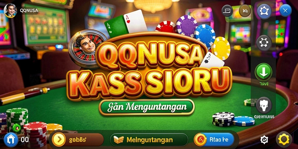 Screenshot QQNUSA menampilkan gameplay seru kasino langsung.