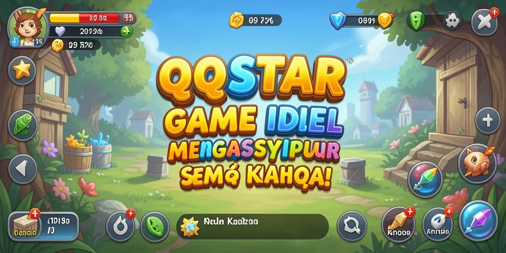 Screenshot utama menampilkan karakter aktif dalam gameplay Idle.