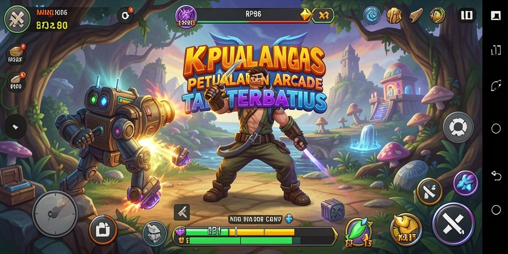 Tampilan gameplay menyenangkan dan menantang di RP886.