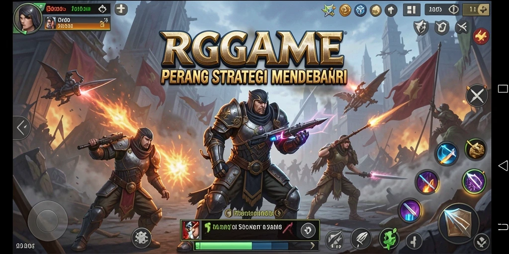 Tampilan gameplay RPGAME yang menegangkan dan inovatif.