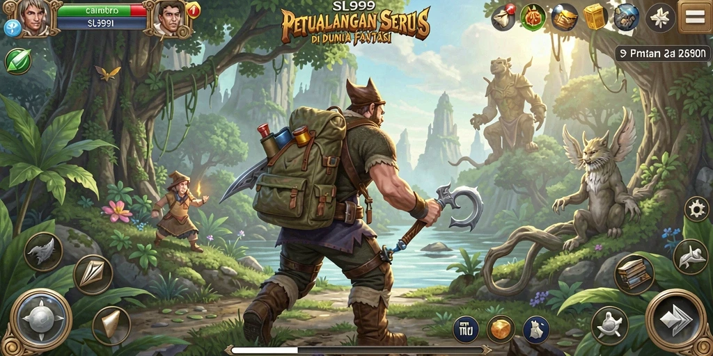 Tampilan gameplay seru SL999 dalam petualangan mendebarkan.