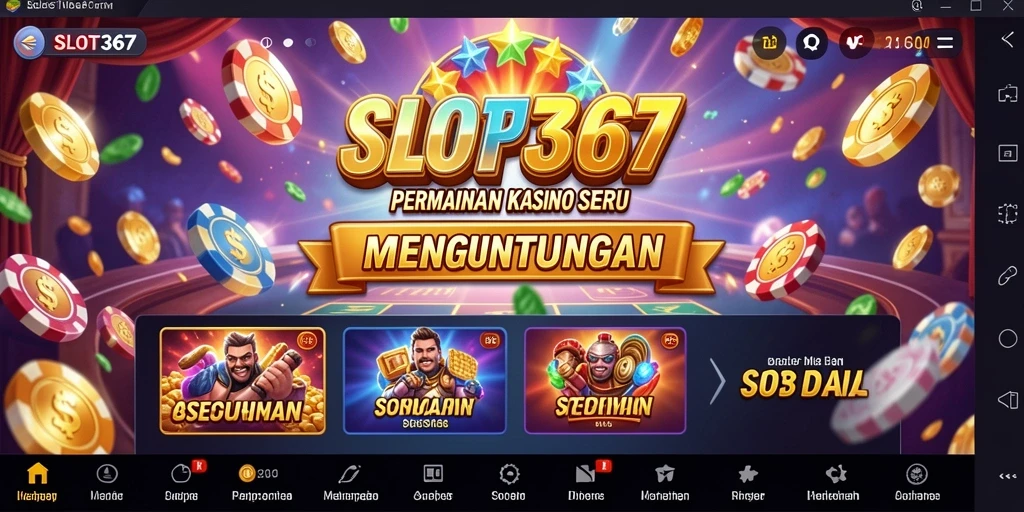 Screenshot utama menampilkan gameplay seru di SLOT367.