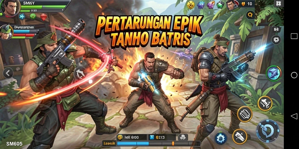 Menampilkan aksi pertarungan terbaik dalam SM605 yang mendebarkan.