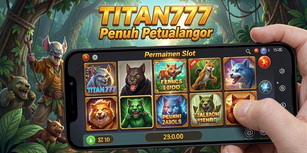 Tampilan gameplay Slot yang mendebarkan di TITAN777.