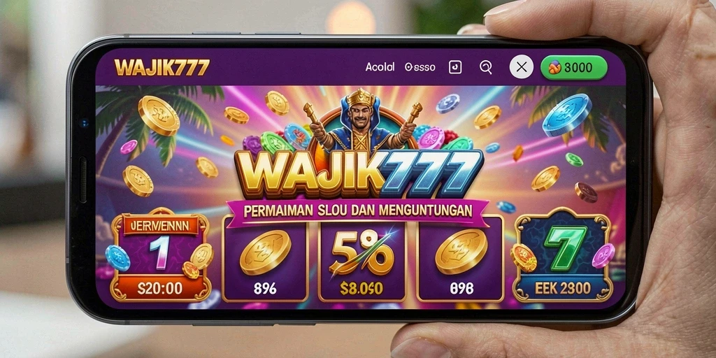 Tampilan gameplay menarik dari WAJIK777 dengan fitur slot yang mendebarkan.