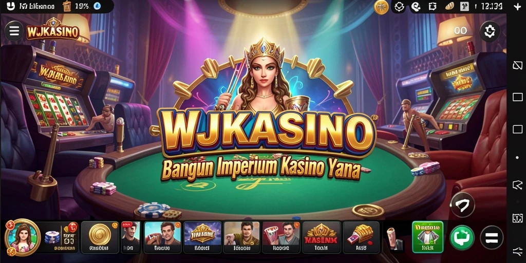 Tampilan Gameplay WJKASINO dengan desain kasino yang menarik.